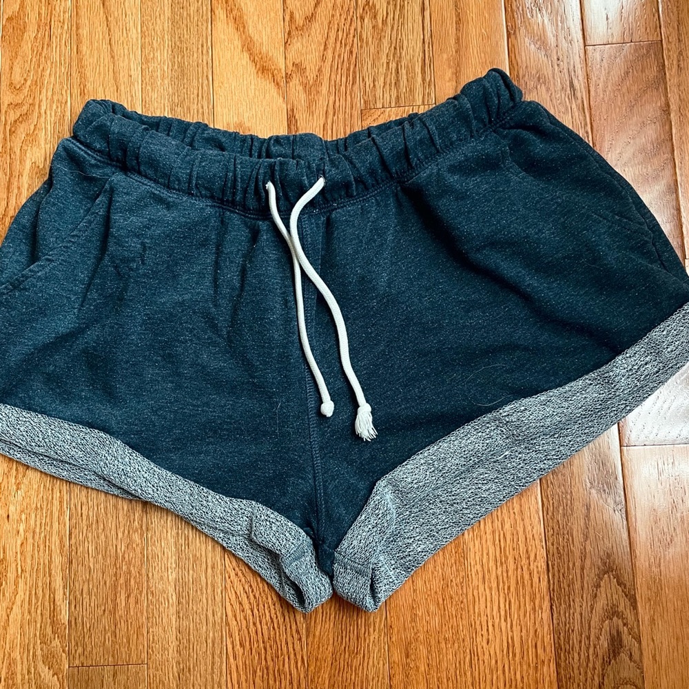 H&M Navy Blue Lounging Drawstring Shorts💙🐨🧦